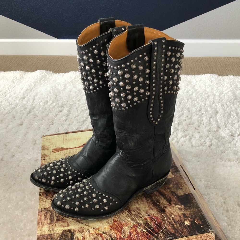 Old Gringo Leigh Anne Round Toe Black Size 10